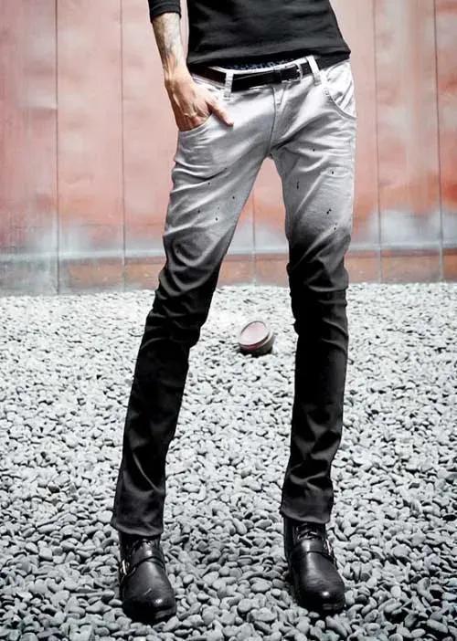 gradient tone trousers